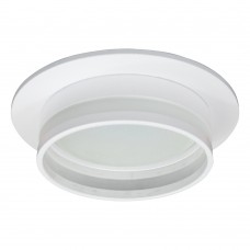 Светильник встраиваемый Feron DL502 LUNA  потолочный GX53 белый круг 51089 Светильник встраиваемый Feron DL502 LUNA  потолочный GX53 белый круг 51089