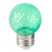 Лампа светодиодная Feron LB-385 Шарик зеленый прозрачный E27 1W 230V 52163