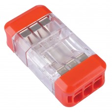 Клемма разъемная монтажная 3-проводная STEKKER для подключения фазных одножильных проводников, LD700-413. Упаковка (50 шт) 39879 Клемма разъемная монтажная 3-проводная STEKKER для подключения фазных одножильных проводников, LD700-413. Упаковка (50 шт) 39879