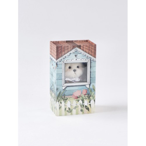 Lina Медведь белый в Рождественском наряде брелок XS (±15 см) Lina Медведь белый в Рождественском наряде брелок XS (±15 см)