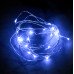 Светодиодная гирлянда Feron CL570 линейная Роса, синий, статичная, 2м + 0.5м, с питанием от батареек, прозрачный шнур