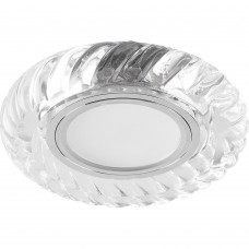 Светильник встраиваемый с LED подсветкой Feron CD986 потолочный MR16 G5.3 прозрачный Светильник встраиваемый с LED подсветкой Feron CD986 потолочный MR16 G5.3 прозрачный