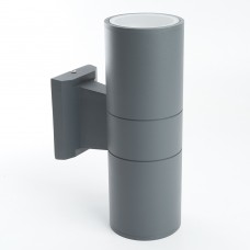 Светильник садово-парковый Feron DH0702, на стену вверх/вниз, 18W 2*E27 230V, серый 06295 Светильник садово-парковый Feron DH0702, на стену вверх/вниз, 18W 2*E27 230V, серый 06295