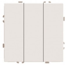 Выключатель 3-клавишный (механизм), STEKKER, 250В, 10А, серия Эмили, RSW10-5108-08, кашемир, soft touch 49896 Выключатель 3-клавишный (механизм), STEKKER, 250В, 10А, серия Эмили, RSW10-5108-08, кашемир, soft touch 49896