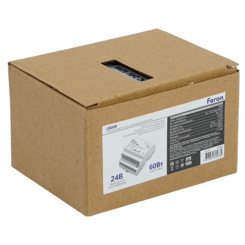 Трансформатор электронный для светодиодной ленты 48W 24V ( ультратонкий драйвер), LB001 FERON 52133 Трансформатор электронный для светодиодной ленты 48W 24V ( ультратонкий драйвер), LB001 FERON 52133