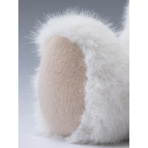 Авторская мягкая игрушка Lina Медведь (длинная шерсть) M (±30 см) белый цвет Авторская мягкая игрушка Lina Медведь (длинная шерсть) M (±30 см) белый цвет