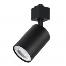 Светильник Feron AL154 трековый однофазный на шинопровод под лампу GU10, черный 51609 Светильник Feron AL154 трековый однофазный на шинопровод под лампу GU10, черный 51609