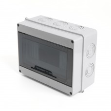 Бокс настенный STEKKER EBX50-1/08-65 8 модулей, пластик, IP65 39190 Бокс настенный STEKKER EBX50-1/08-65 8 модулей, пластик, IP65 39190