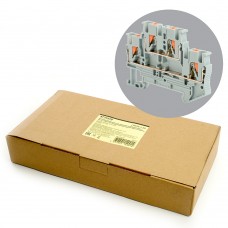 Зажим пружинный, 4-проводной проходной ЗНИ - 2,5 ,JXB PT 2,5 , серый LD575-1-25. Упаковка (100 шт) STEKKER 49247 Зажим пружинный, 4-проводной проходной ЗНИ - 2,5 ,JXB PT 2,5 , серый LD575-1-25. Упаковка (100 шт) STEKKER 49247