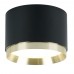 Светильник потолочный Feron Barrel DUET HL459 12W, 230V,GX53, черный + золото IP20 52021