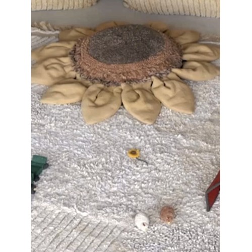 Круглая интерьерная подушка Подсолнух 90*90 Круглая интерьерная подушка Подсолнух 90*90