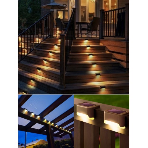 MP101, светильник для подсветки ступеней на солнечной батарее. Упаковка (4 шт) Solar LED 48101 MP101, светильник для подсветки ступеней на солнечной батарее. Упаковка (4 шт) Solar LED 48101