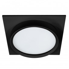 Светильник встраиваемый Feron DL705 потолочный GX70 черный квадрат IP44 51108 Светильник встраиваемый Feron DL705 потолочный GX70 черный квадрат IP44 51108