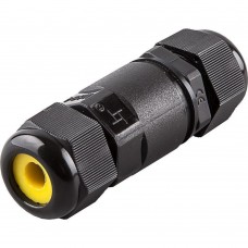 Соединитель-коннектор для проводов LD520, 3-контактный, водонепроницаемый, черный Соединитель-коннектор для проводов LD520, 3-контактный, водонепроницаемый, черный