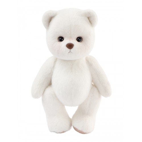Авторская мягкая игрушка Lina Медведь (короткая шерсть) M (±30 см) белый цвет Авторская мягкая игрушка Lina Медведь (короткая шерсть) M (±30 см) белый цвет