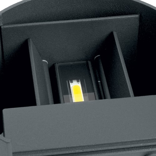 Светильник уличный светодиодный Feron DH013 2*3W, 450Lm, 4000K, черный
