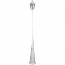 Светильник садово-парковый Feron 6211/PL6211 столб 100W E27 230V, белый 11204 Светильник садово-парковый Feron 6211/PL6211 столб 100W E27 230V, белый 11204