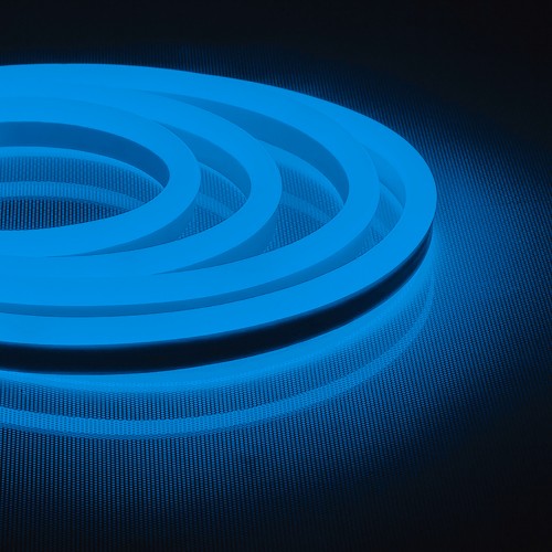 Cветодиодная LED лента Feron LS720 неоновая, 120SMD(2835)/м 9.6Вт/м  50м IP67 220V синий