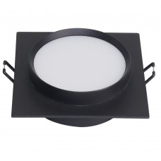 Светильник встраиваемый Feron DL506 потолочный GX53 черный круг 51357 Светильник встраиваемый Feron DL506 потолочный GX53 черный круг 51357