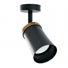 Светильник Feron ML221 настенно-потолочный под лампу GU10, черный 41481 Светильник Feron ML221 настенно-потолочный под лампу GU10, черный 41481