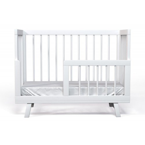 Кроватка для новорожденного Lilla (приставная) - модель Aria белая