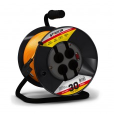 Удлинитель на пластиковой катушке Stekker STD02-41-30 (UG), 30м, 4 гнезда с/з 3*1,0, оранжевый, серия Standart 39708 Удлинитель на пластиковой катушке Stekker STD02-41-30 (UG), 30м, 4 гнезда с/з 3*1,0, оранжевый, серия Standart 39708