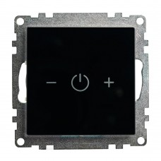 Выключатель диммирующий сенсорный (механизм) 250В, 150W, серия Катрин, черный STEKKER 50277