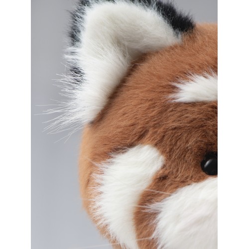 Авторская мягкая игрушка Lina Красная панда Исследователь длинношёрстная M (±30 см) крас-кор цвет в одежде исследователя Авторская мягкая игрушка Lina Красная панда Исследователь длинношёрстная M (±30 см) крас-кор цвет в одежде исследователя