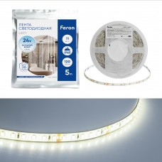 Светодиодная LED лента Feron LS511, 120SMD(2835)/м 11Вт/м 24V 5000*8*1.22мм 6000К IP65. Упаковка (1 шт) 51636 Светодиодная LED лента Feron LS511, 120SMD(2835)/м 11Вт/м 24V 5000*8*1.22мм 6000К IP65. Упаковка (1 шт) 51636