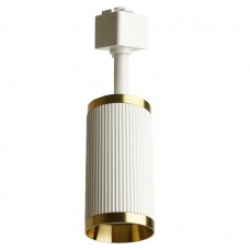 Светильник Feron AL174 трековый однофазный на шинопровод под лампу GU10, белый античное золото 48693 Светильник Feron AL174 трековый однофазный на шинопровод под лампу GU10, белый античное золото 48693