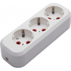 Розетка переносная разборная 3-местная с/з STEKKER, PST16-310-20, 250В, 16A, IP20, белый 39011 Розетка переносная разборная 3-местная с/з STEKKER, PST16-310-20, 250В, 16A, IP20, белый 39011