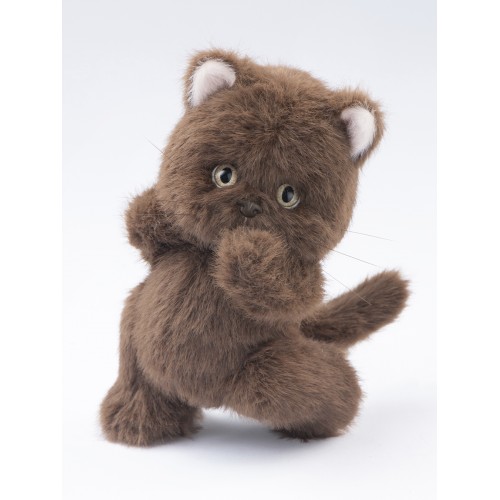 Авторская мягкая игрушка Lina Кошка Тирамису коричневый S (±20 см) Авторская мягкая игрушка Lina Кошка Тирамису коричневый S (±20 см)