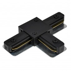 Коннектор Т-образный однофазный  для шинопровода , черный, LD1019 FERON 51896 Коннектор Т-образный однофазный  для шинопровода , черный, LD1019 FERON 51896