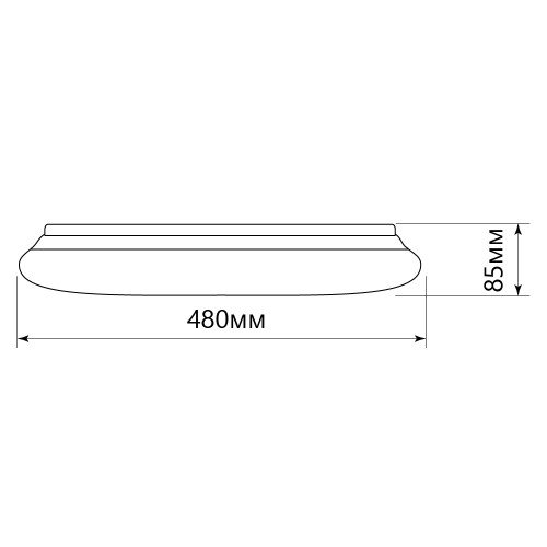 Светодиодный управляемый светильник накладной Feron AL5600 тарелка 80W 3000К-6500K