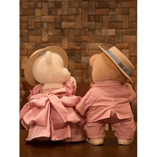 Авторская мягкая игрушка Lina Медведь белый Сладкая парочка в платье M (±30 см) Авторская мягкая игрушка Lina Медведь белый Сладкая парочка в платье M (±30 см)