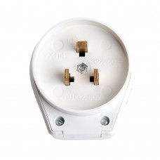 Вилка для плит STEKKER, PPG32-52-20, с/з, 250В, 32А, белый 39827 Вилка для плит STEKKER, PPG32-52-20, с/з, 250В, 32А, белый 39827