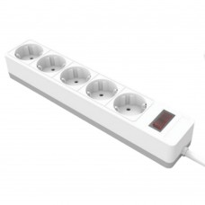 Сетевой фильтр 5-местный с/з STEKKER HM20-51-03 3x1мм2, 3 м, серия Optima, белый 50093 Сетевой фильтр 5-местный с/з STEKKER HM20-51-03 3x1мм2, 3 м, серия Optima, белый 50093