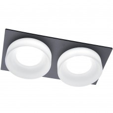 Светильник встраиваемый Feron DL2902 потолочный MR16 G5.3 черный 41138 Светильник встраиваемый Feron DL2902 потолочный MR16 G5.3 черный 41138