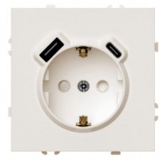 Розетка 1-местная з/ш с/з 16А + USB + Type C (механизм), STEKKER, 250В, 20W, серия Эмили, RST16-5119-08, кашемир, soft touch 50360 Розетка 1-местная з/ш с/з 16А + USB + Type C (механизм), STEKKER, 250В, 20W, серия Эмили, RST16-5119-08, кашемир, soft touch 50360