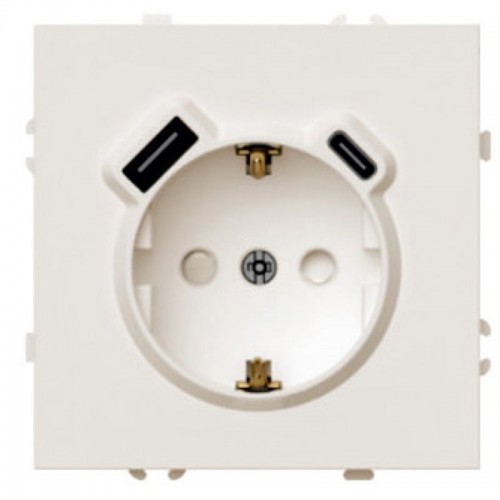 Розетка 1-местная з/ш с/з 16А + USB + Type C (механизм), STEKKER, 250В, 20W, серия Эмили, RST16-5119-08, кашемир, soft touch 50360 Розетка 1-местная з/ш с/з 16А + USB + Type C (механизм), STEKKER, 250В, 20W, серия Эмили, RST16-5119-08, кашемир, soft touch 50360