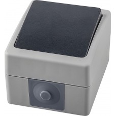 Переключатель 1-клавишный STEKKER, PSW10-112-54, 1-полюсный на 2 направления открытой установки, 250В, 10А, IP54, серый/графит 32756 Переключатель 1-клавишный STEKKER, PSW10-112-54, 1-полюсный на 2 направления открытой установки, 250В, 10А, IP54, серый/графит 32756