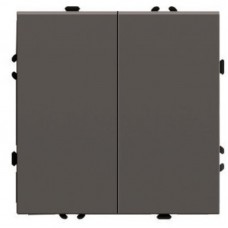 Выключатель 2-клавишный (механизм), STEKKER, 250В, 10А, серия Эмили, RSW10-5104-09, антрацит, soft touch 49918 Выключатель 2-клавишный (механизм), STEKKER, 250В, 10А, серия Эмили, RSW10-5104-09, антрацит, soft touch 49918