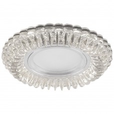 Светильник встраиваемый с синей LED подсветкой Feron CD904 потолочный MR16 G5.3 прозрачный 32542 Светильник встраиваемый с синей LED подсветкой Feron CD904 потолочный MR16 G5.3 прозрачный 32542