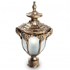 Светильник садово-парковый Feron PL4045 шестигранный на столб 60W 230V E27, черное золото 11425 Светильник садово-парковый Feron PL4045 шестигранный на столб 60W 230V E27, черное золото 11425