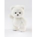 Авторская мягкая игрушка Lina Медведь (длинная шерсть) S (±20 см) белый цвет Авторская мягкая игрушка Lina Медведь (длинная шерсть) S (±20 см) белый цвет