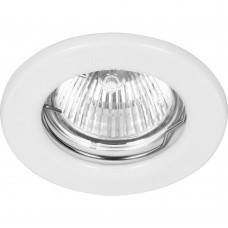 Светильник встраиваемый Feron DL10 потолочный MR16 G5.3 белый 15109 Светильник встраиваемый Feron DL10 потолочный MR16 G5.3 белый 15109