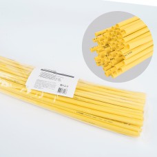 Термоусадочная трубка STEKKER 5,0/2,5 мм, длина 100 см., усадка 2:1, желтый HST-525-100YW. Упаковка (50 шт) 50265