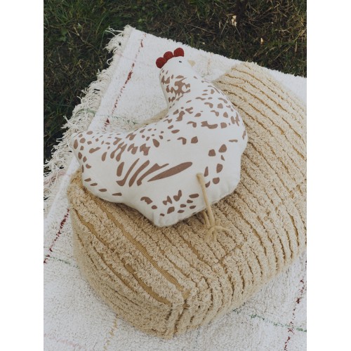 Фигурная интерьерная подушка Курочка 36*35*11 Фигурная интерьерная подушка Курочка 36*35*11