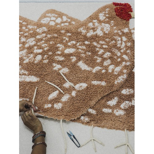 Хлопковый ковер Курочка 110*100 Хлопковый ковер Курочка 110*100