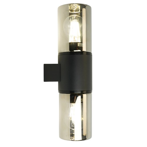 Светильник садово-парковый Feron DH1802, на стену вверх/вниз,  E27 230V, черный 51993 Светильник садово-парковый Feron DH1802, на стену вверх/вниз,  E27 230V, черный 51993